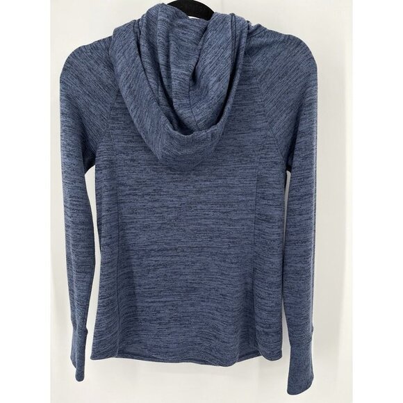 Athleta Techie Sweat Cowl Neck Hoodie XXS Long Sleeve, Front Pocket, Thumb Hole - Picture 4 of 13